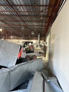 Duct work removal